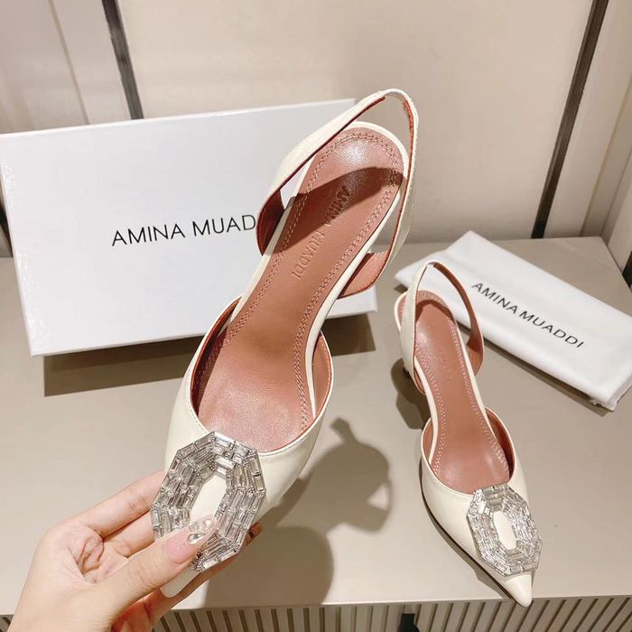 Amina Muaddi Shoes AMS00027 Heel 8.5CM